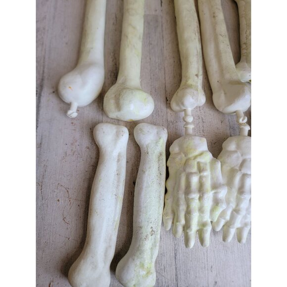 Vintage glow dark bones hand arm set Halloween home decor unique - Picture 8 of 13